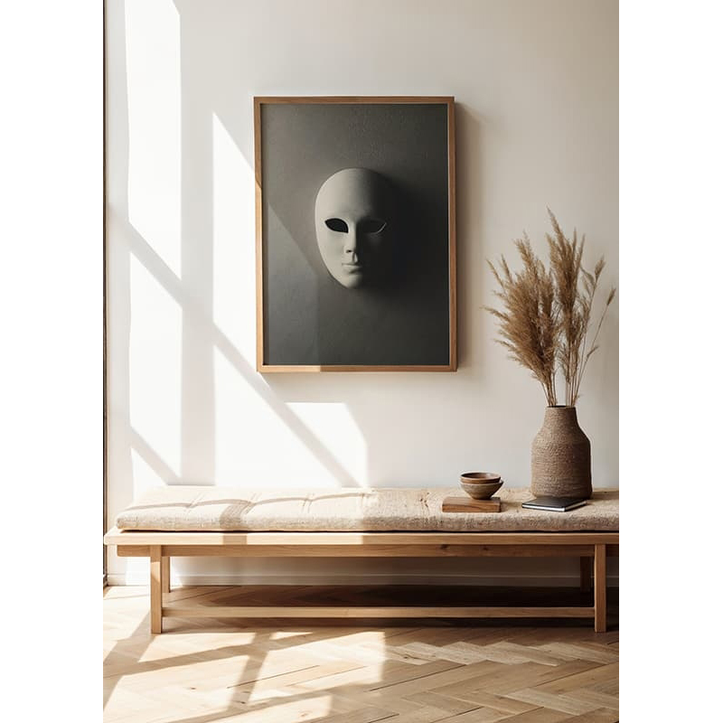 Poster Gallerix Mask On The Wall