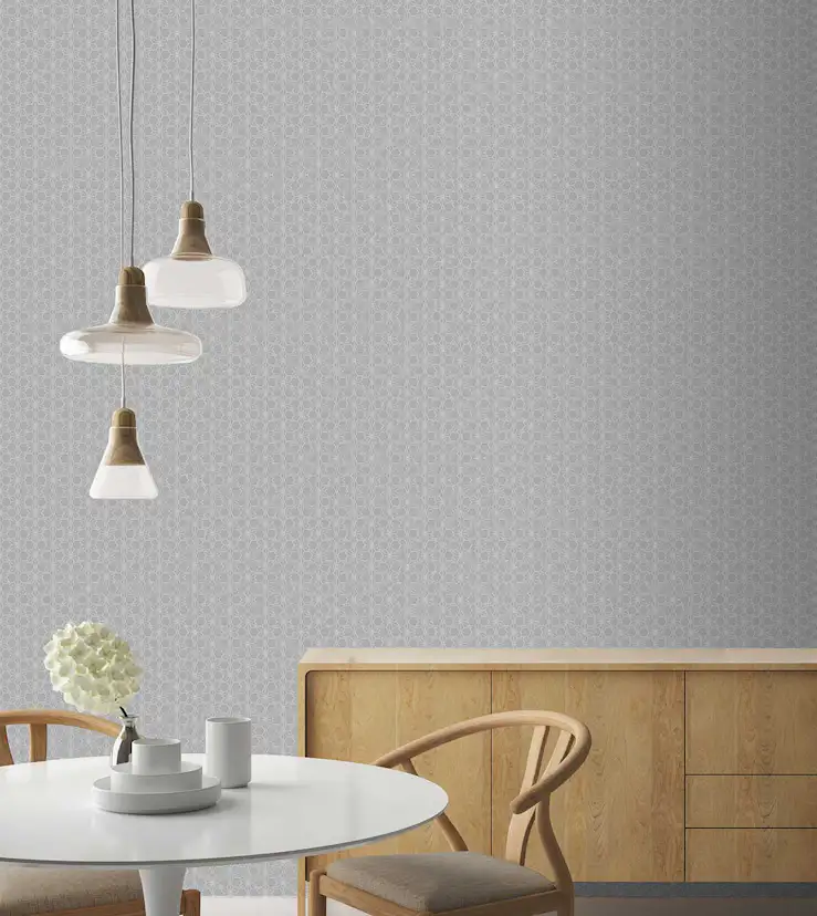 Tapet Wow Geometrisk Grå 5627354