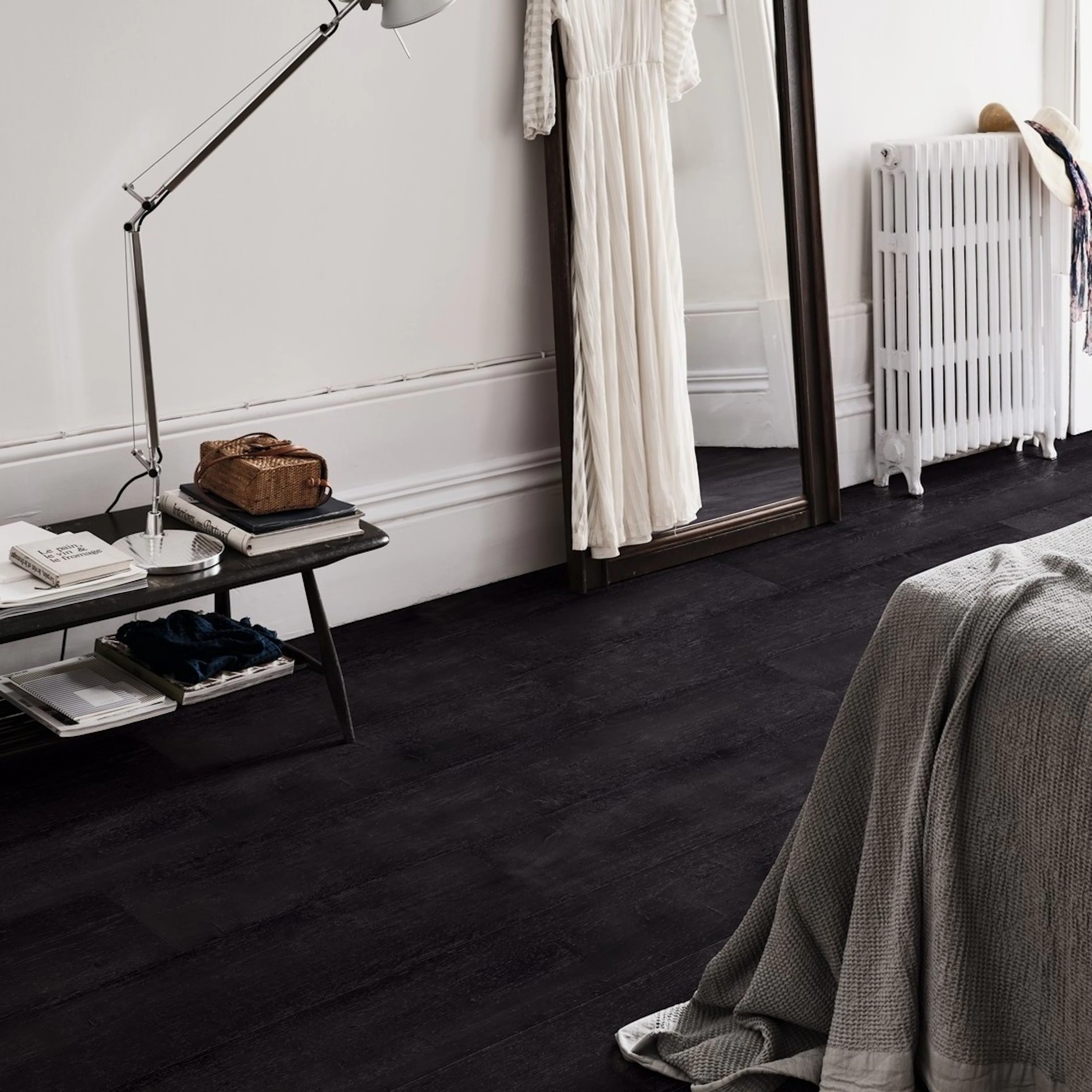 Laminatgolv Pergo Lillehammer Black Painted Oak