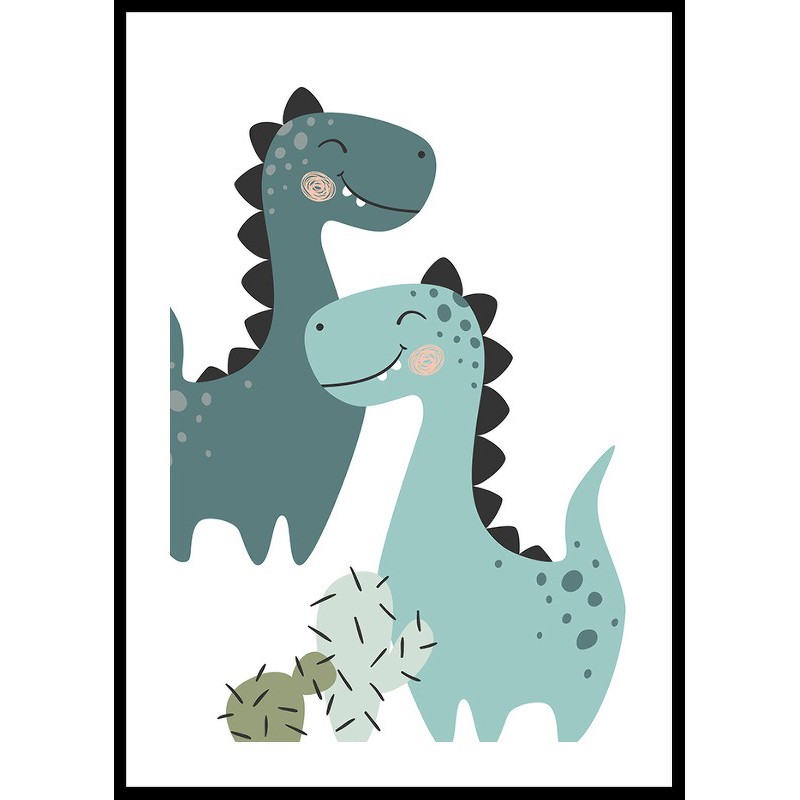 Poster Gallerix Happy Dinosaur Friends