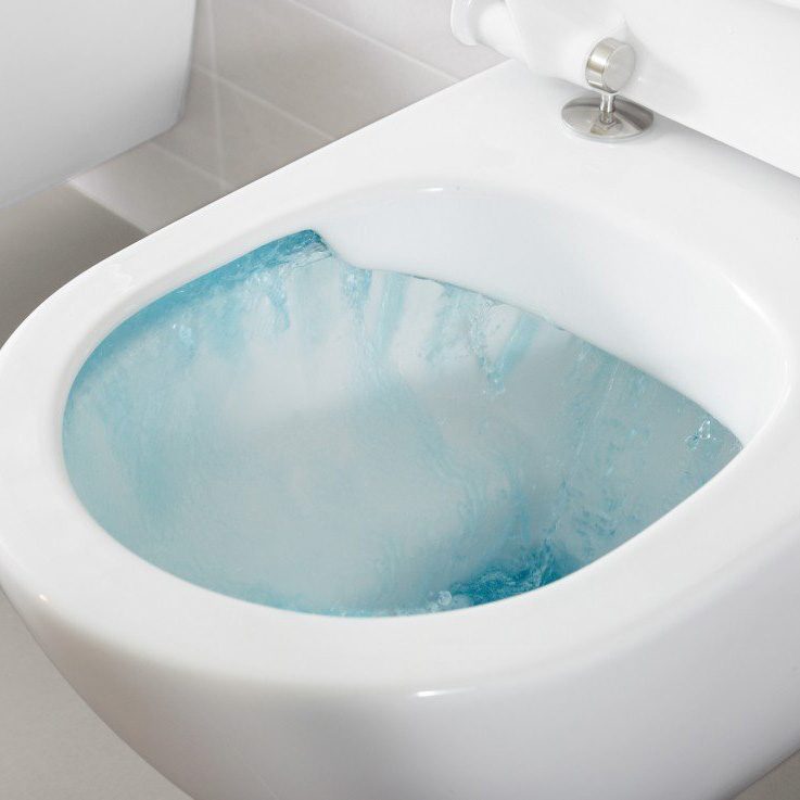 Vägghängd Toalettstol Villeroy & Boch O.novo Kantig