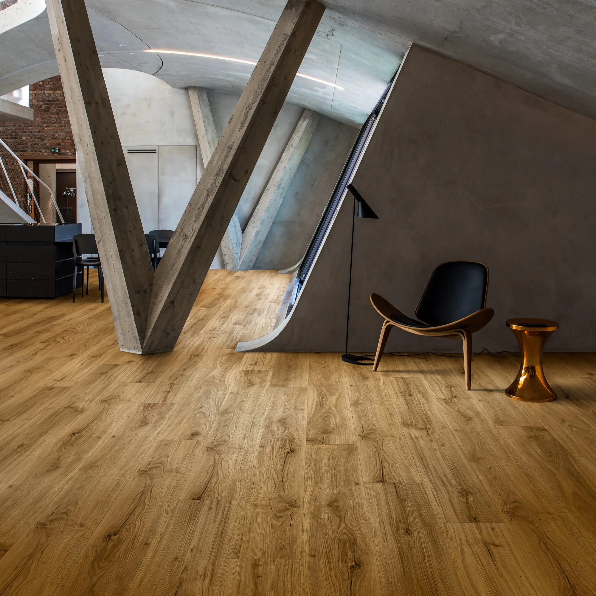 Vinylgolv Kährs LT-Click Saham CLW 218 1-Stav, Mörk Träimitation