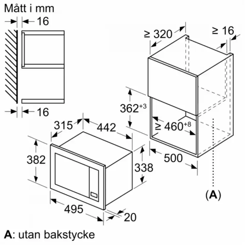 Mikrovågsugn Siemens BF523LMB3 iQ300