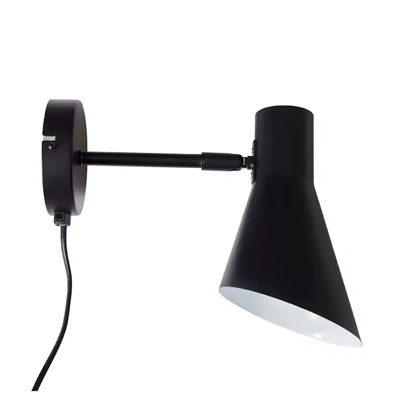 Vägglampa Dyberg Larsen DL12 Svart