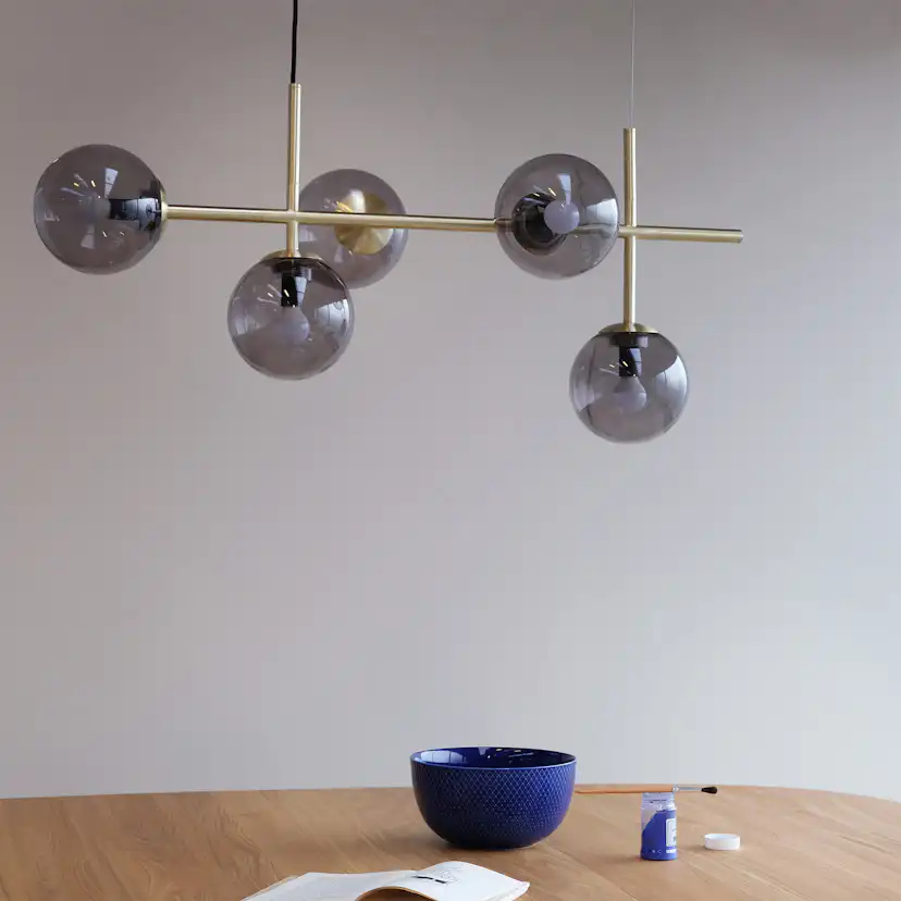 Taklampa Dyberg Larsen Como Lång Bordspendel 5 Lampor