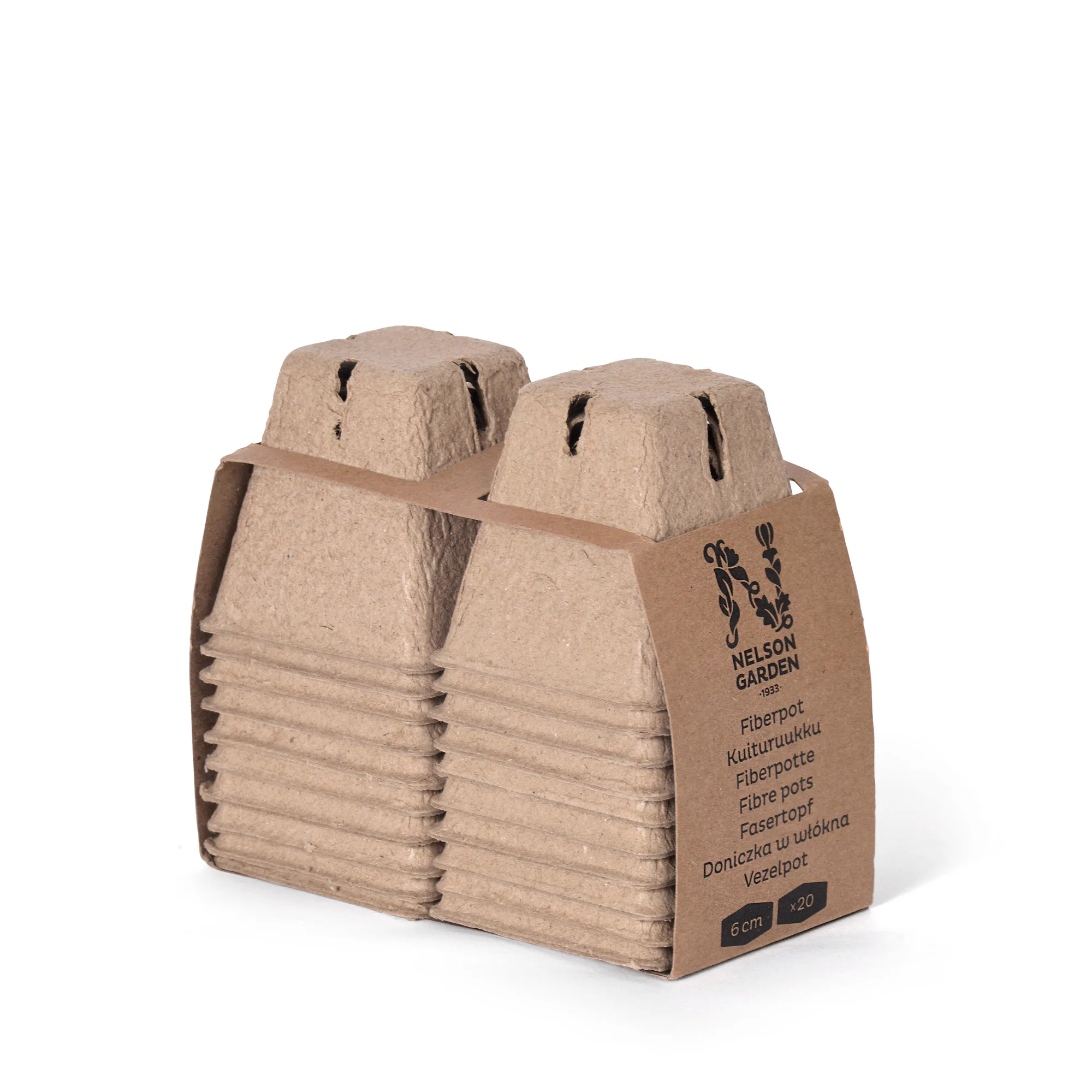 Kruka Nelson Garden Fiber HD 6cm 20-Pack