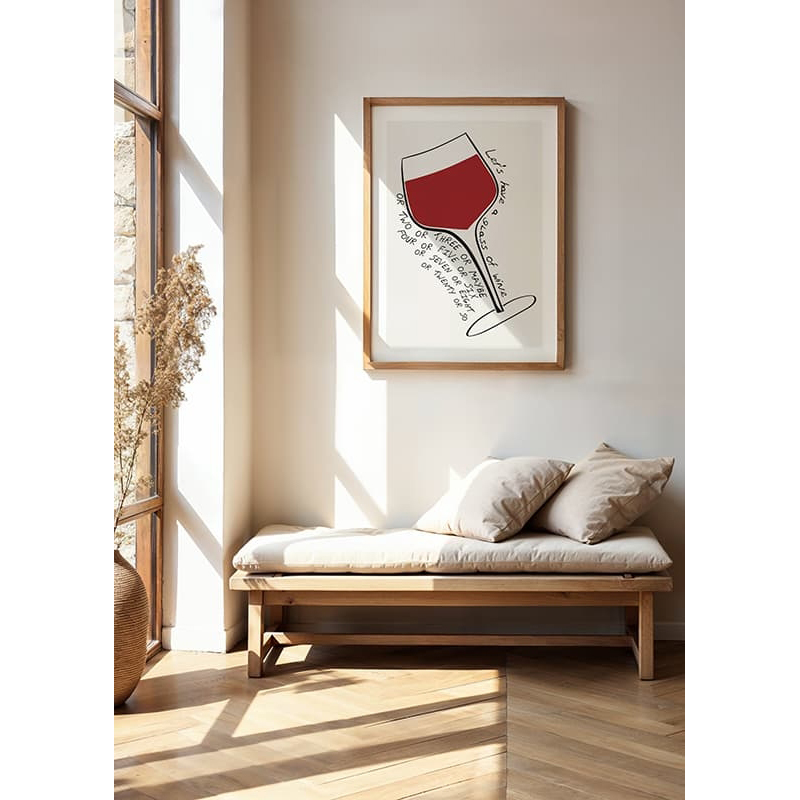 Poster Gallerix Lets Have A Glass Of Wine