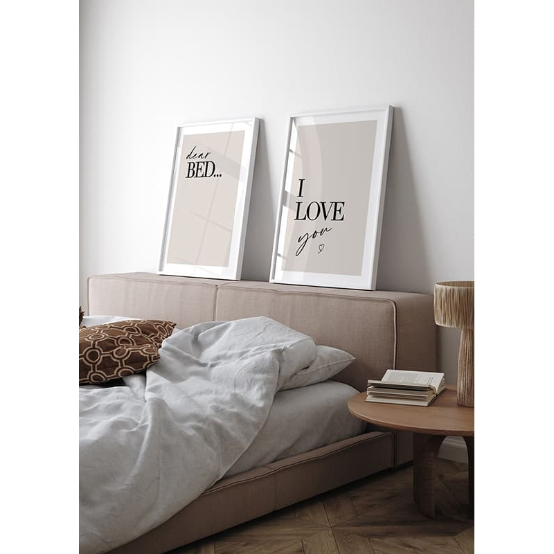 Poster Gallerix Dear Bed