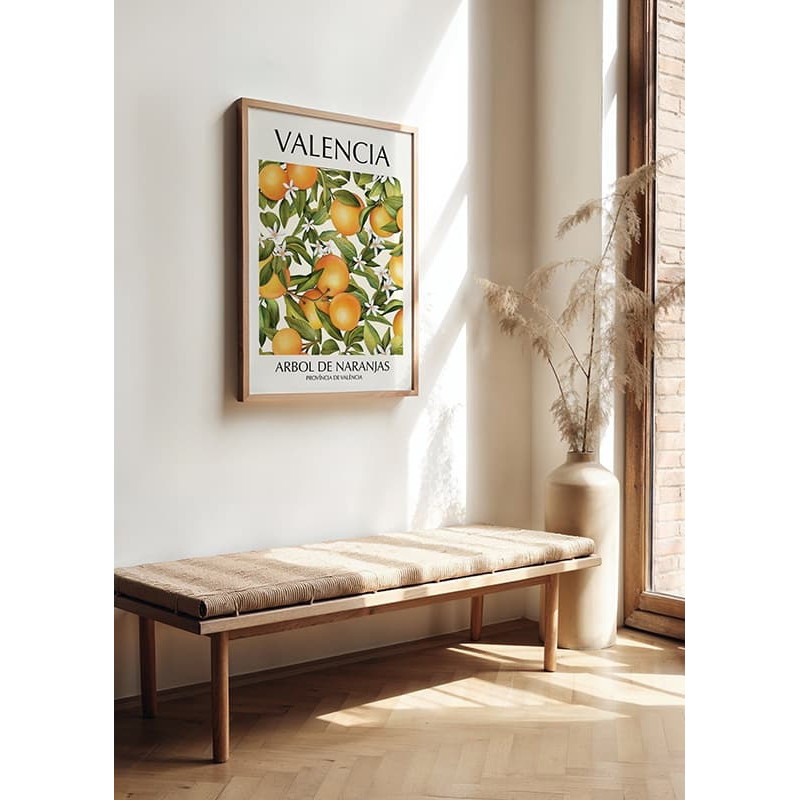 Poster Gallerix Valencia Arbol De Naranjas