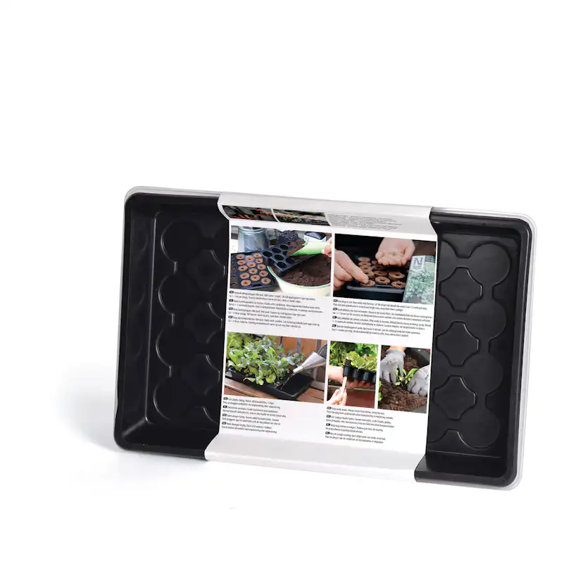 Drivhus Nelson Garden Mini Air Med Brätte & Plugg 24x38cm