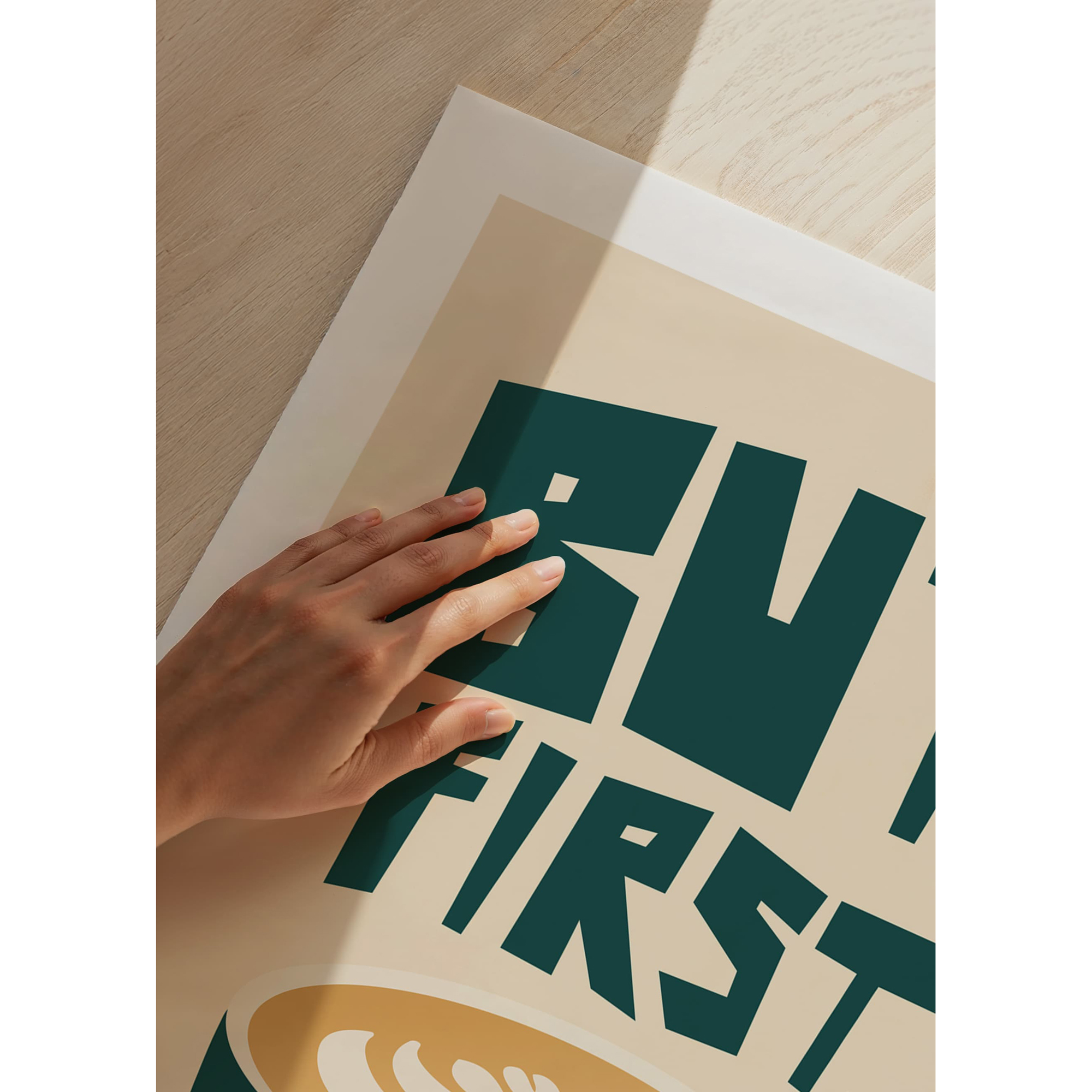 Poster Gallerix But Firsta Coffee No4