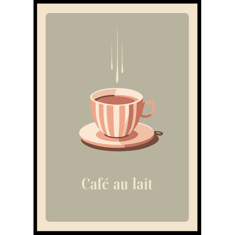 Poster Gallerix Cafe Au Lait