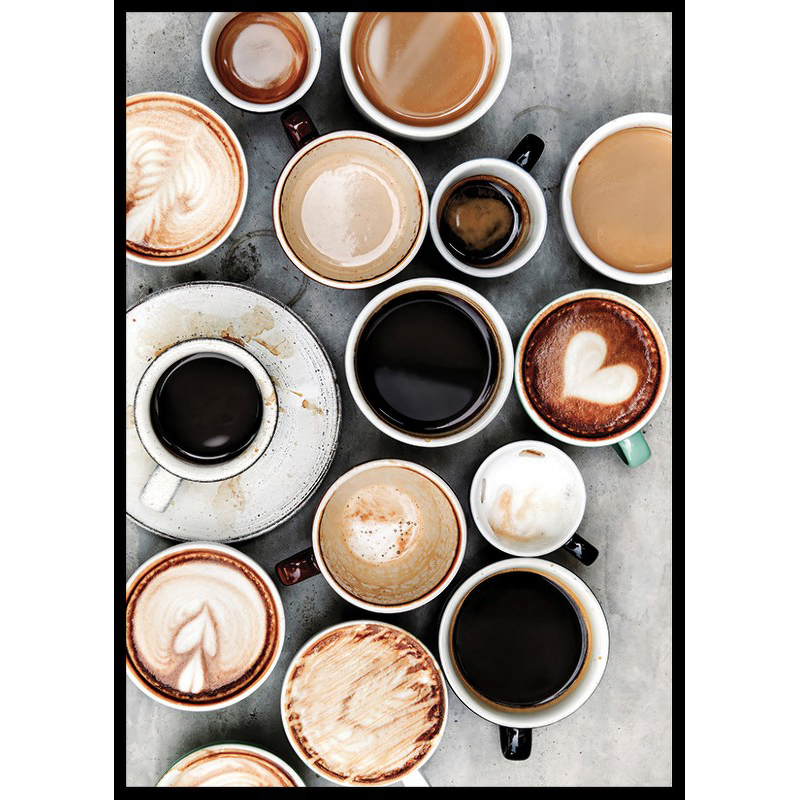 Poster Gallerix All Kinds Of Coffee No2