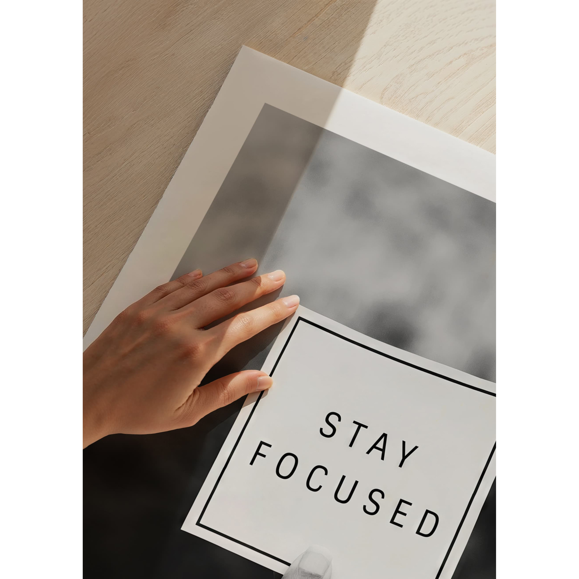 Poster Gallerix Stay Focused Note