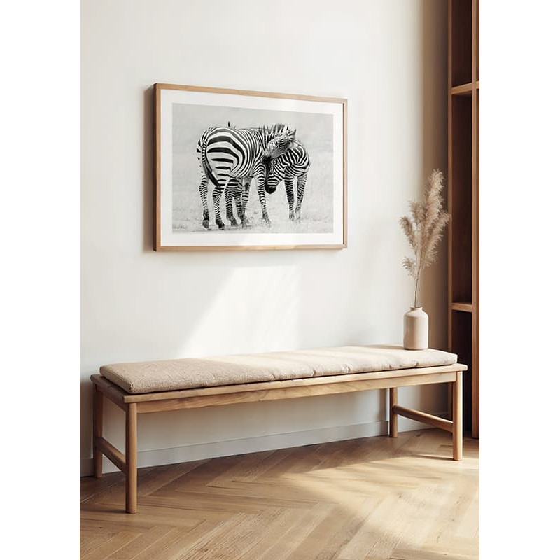 Poster Gallerix Zebras B&W