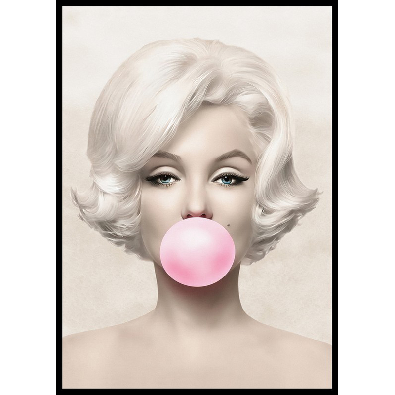 Poster Gallerix Marilyn Monroe Pink Bubblegum