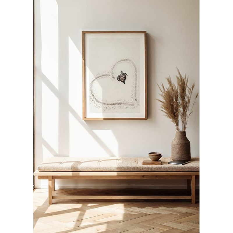 Poster Gallerix Baby Turtle On Beach