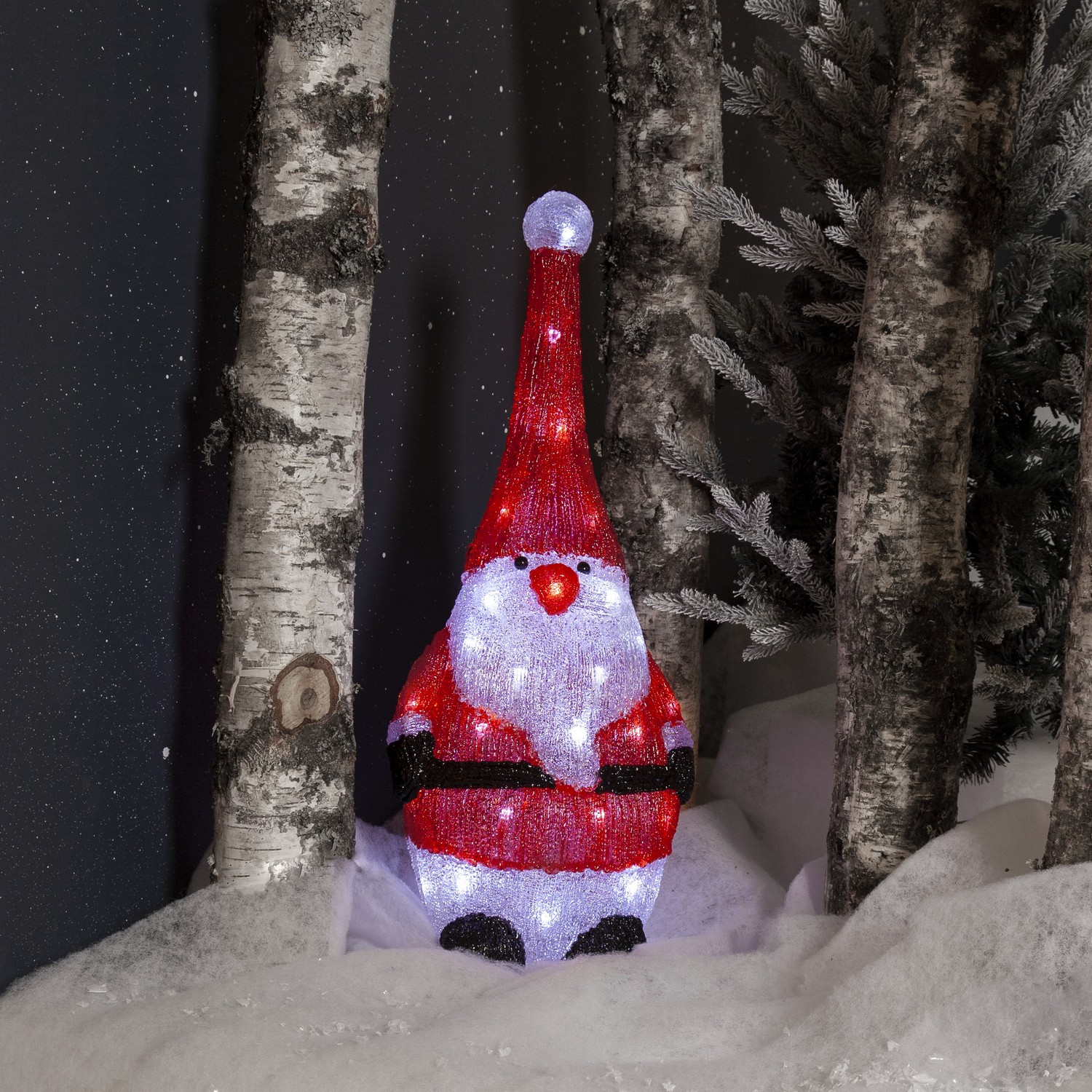 Dekorationsfigur Star Trading Crystalo Tomte