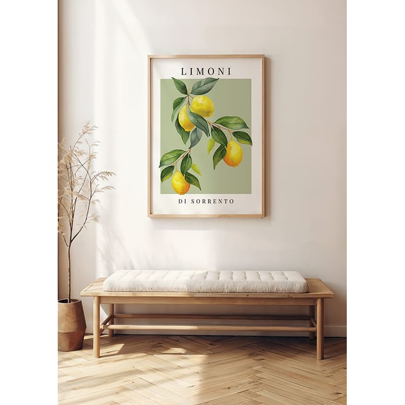 Poster Gallerix Limoni Di Sorrento