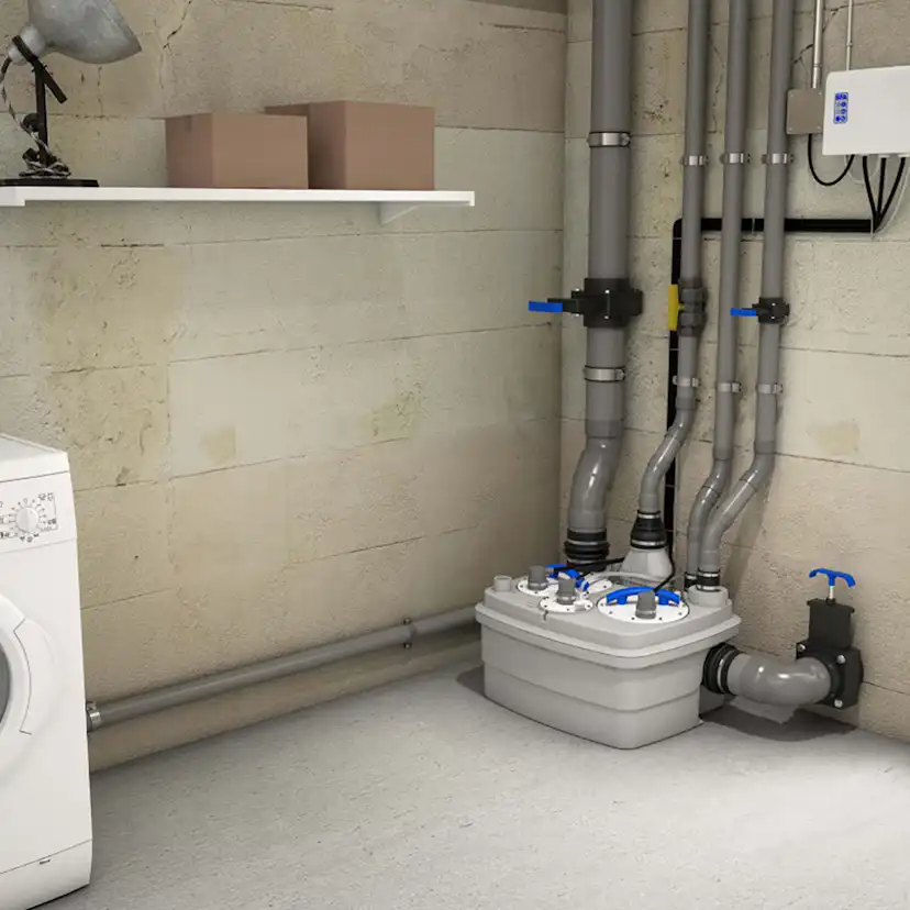 Pumpstation Saniflo Sanicubic 2 Classic För Större Hushåll