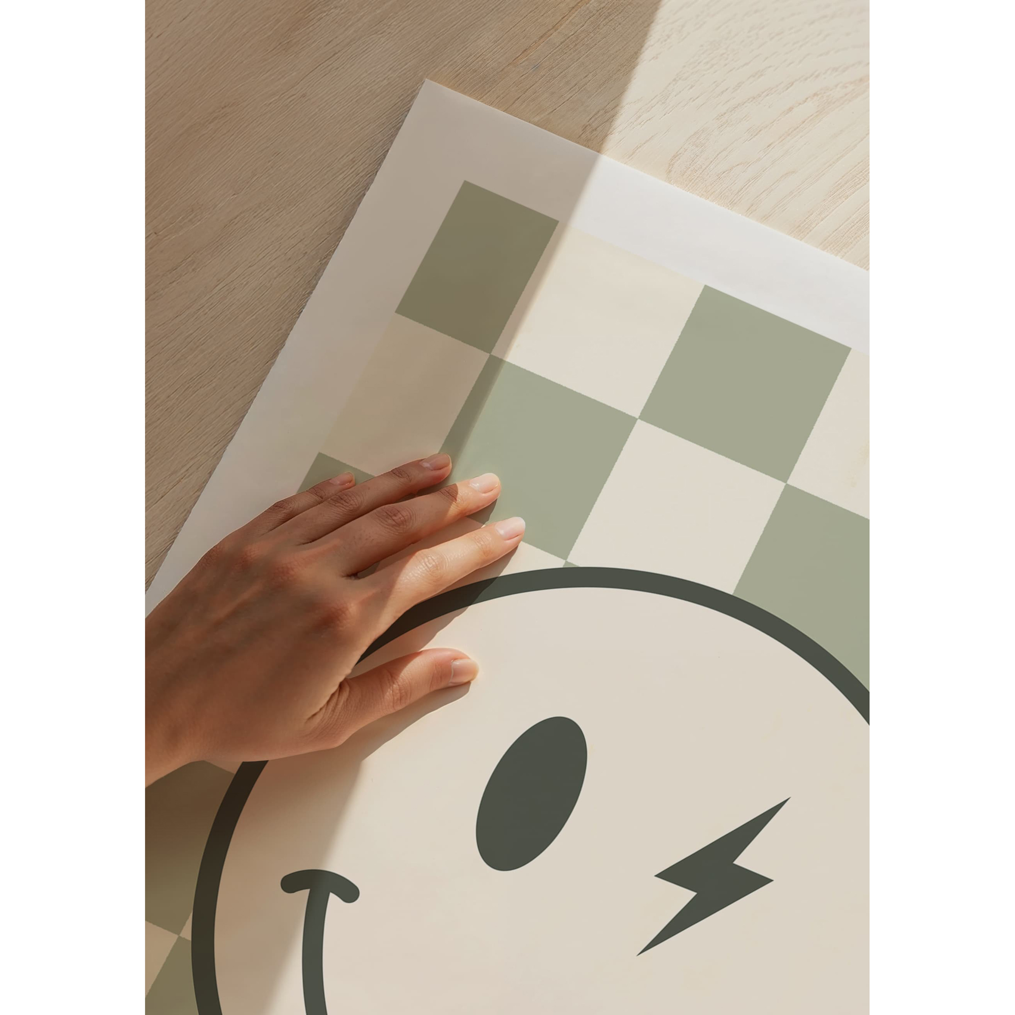 Poster Gallerix Green Smiley Flash