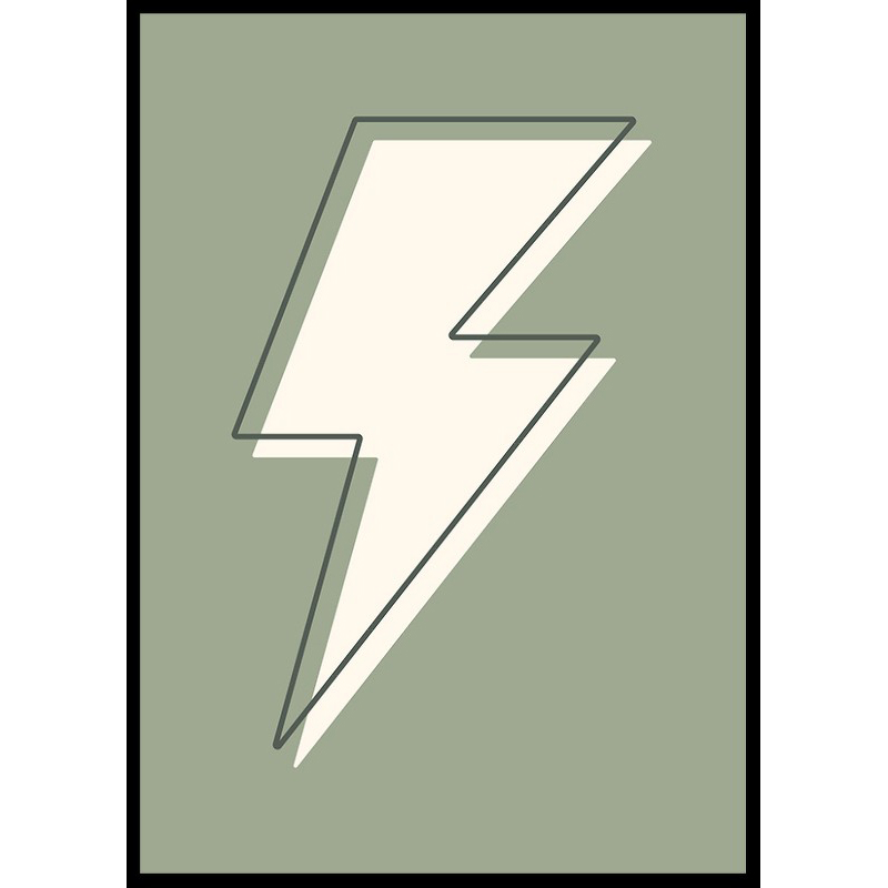 Poster Gallerix Flash In Green