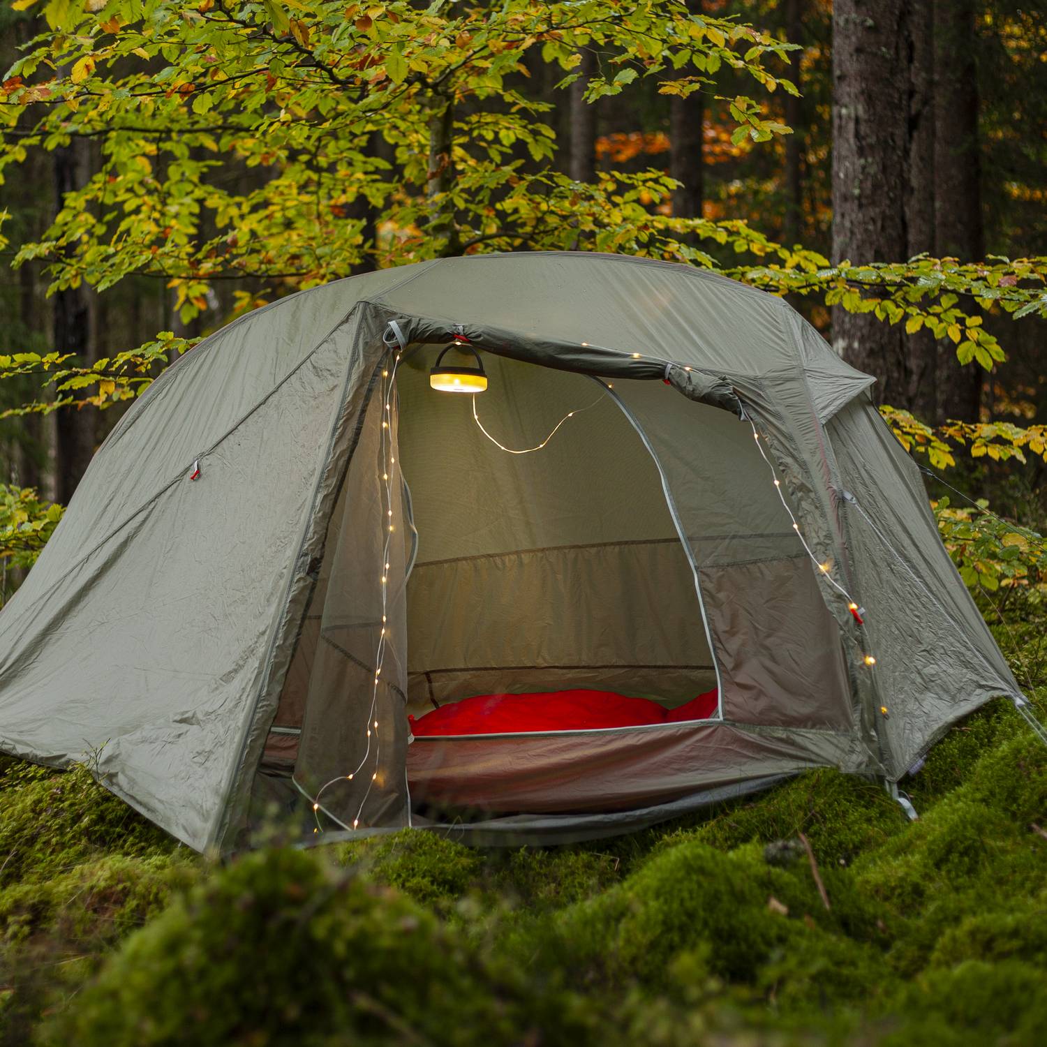 Ljusslinga Star Trading Rondo Uppladdningsbar Slinga på Rulle 100 Ljus