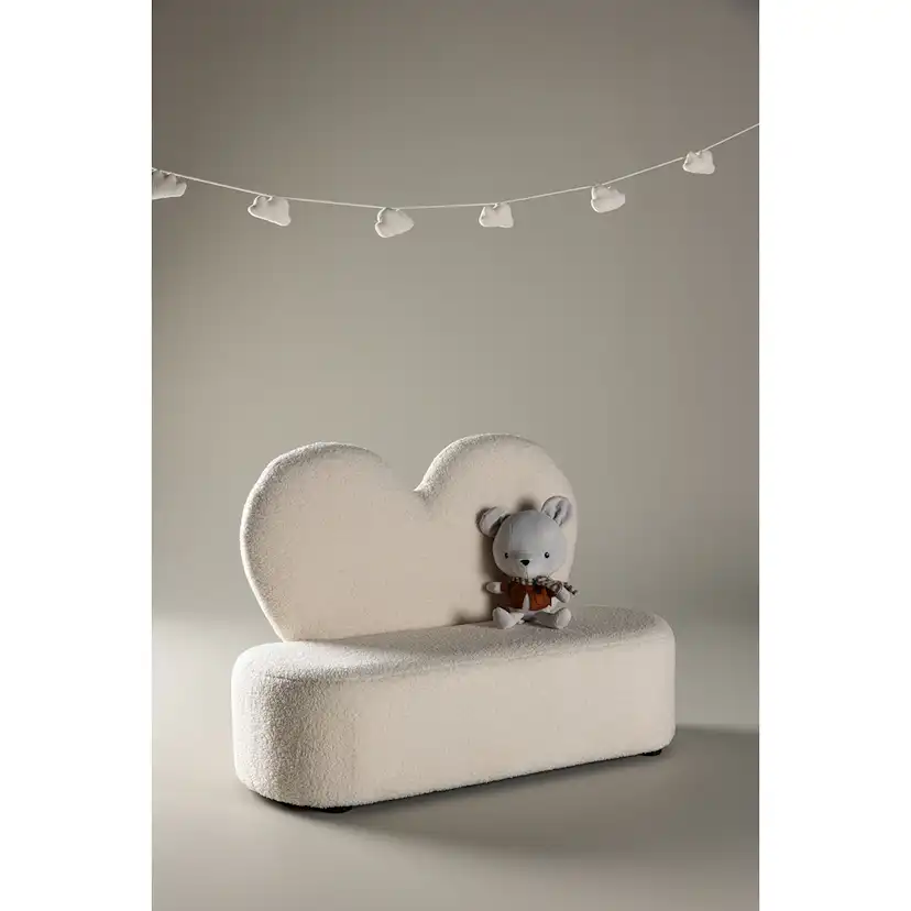 Barnfåtölj Venture Home Kids Flower Teddysoffa