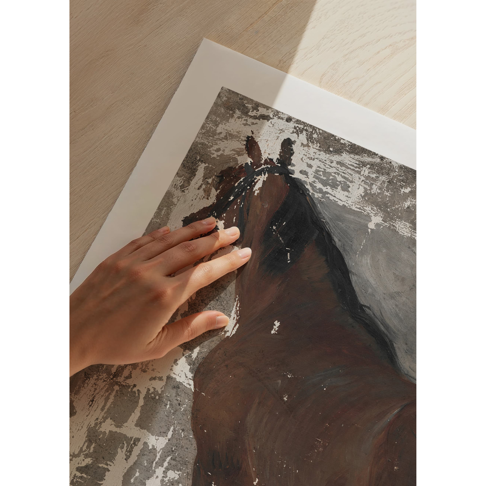 Poster Gallerix Štúdia koňa By Jozef Hanula