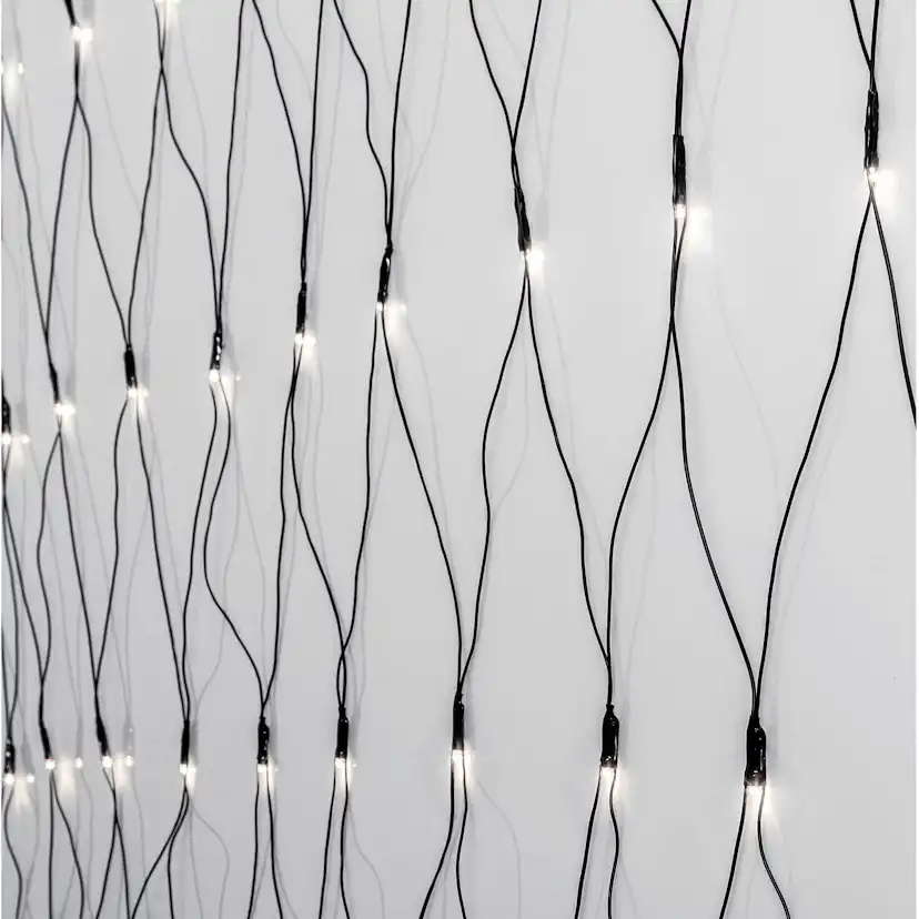 Ljusnät Star Trading Crispy Ice White 200 LED-Ljus