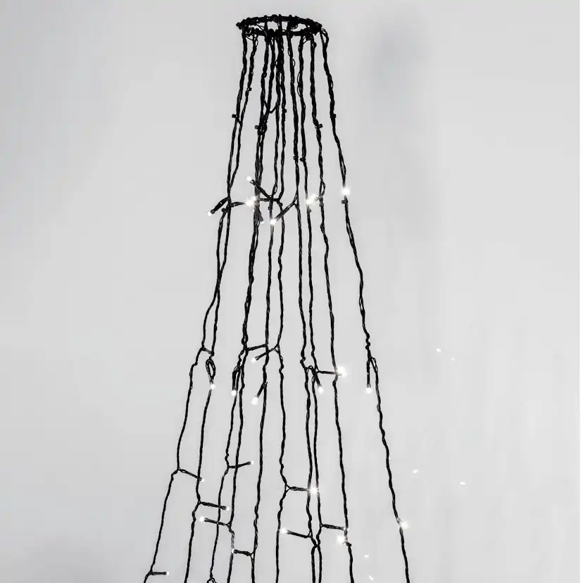 Flaggstångsbelysning Star Trading Crispy Ice White 360L