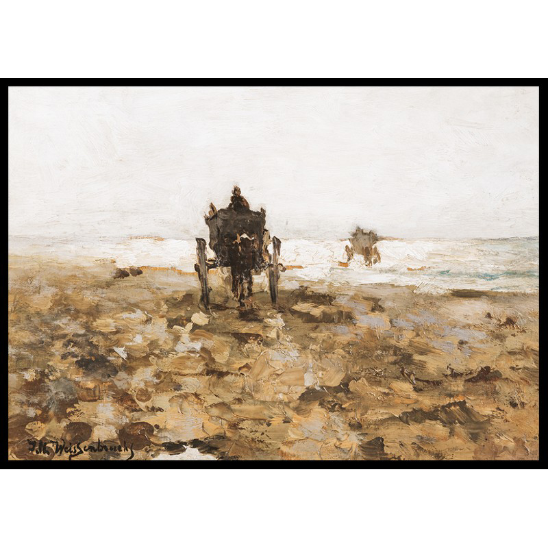 Poster Gallerix Shell Cart By Jan Hendrik Weissenbruch