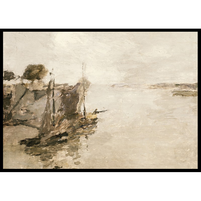 Poster Gallerix Honfleur Fishing Boats No2 By Frank Edwin Scott