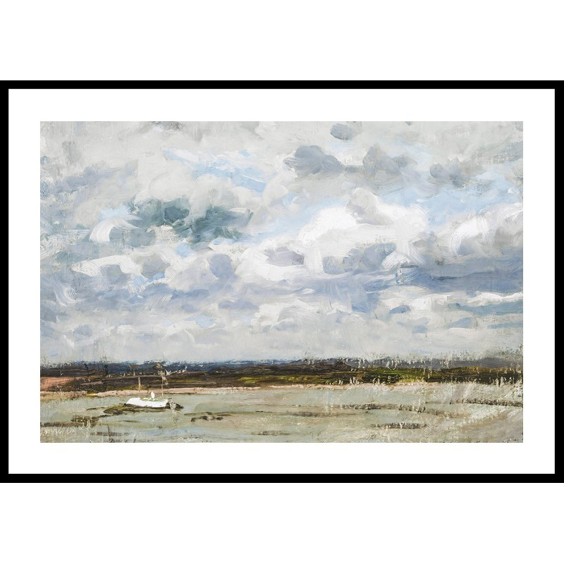 Poster Gallerix View Over The Rhine At Düsseldorf By Victor Westerholm