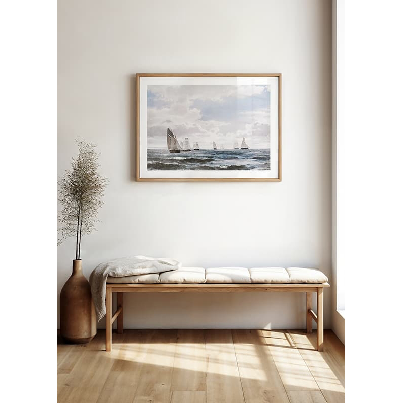 Poster Gallerix Sejlskibe I Sundet Syd For Kronborg By Carl Frederik Sørensen