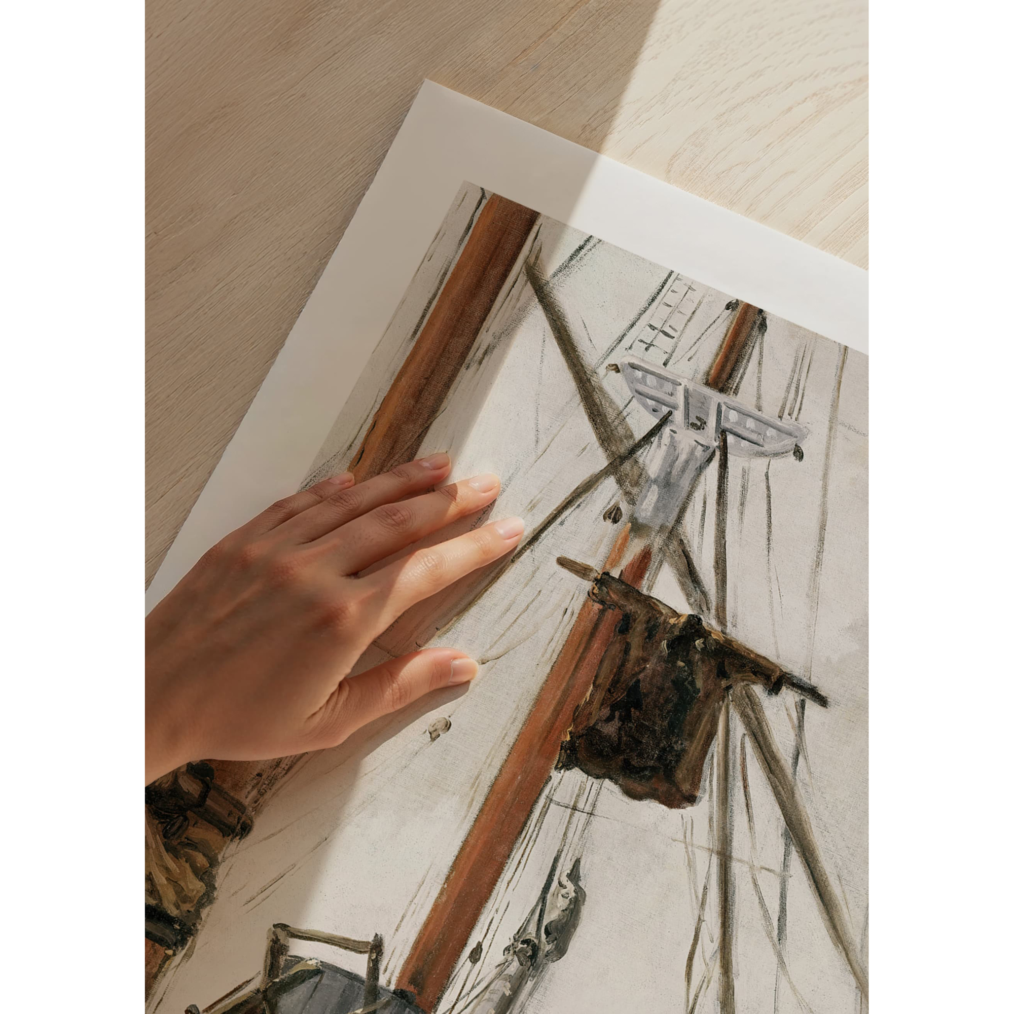 Poster Gallerix The Ship's Deck By Édouard Manet