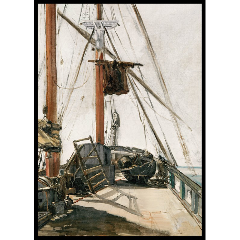 Poster Gallerix The Ship's Deck By Édouard Manet