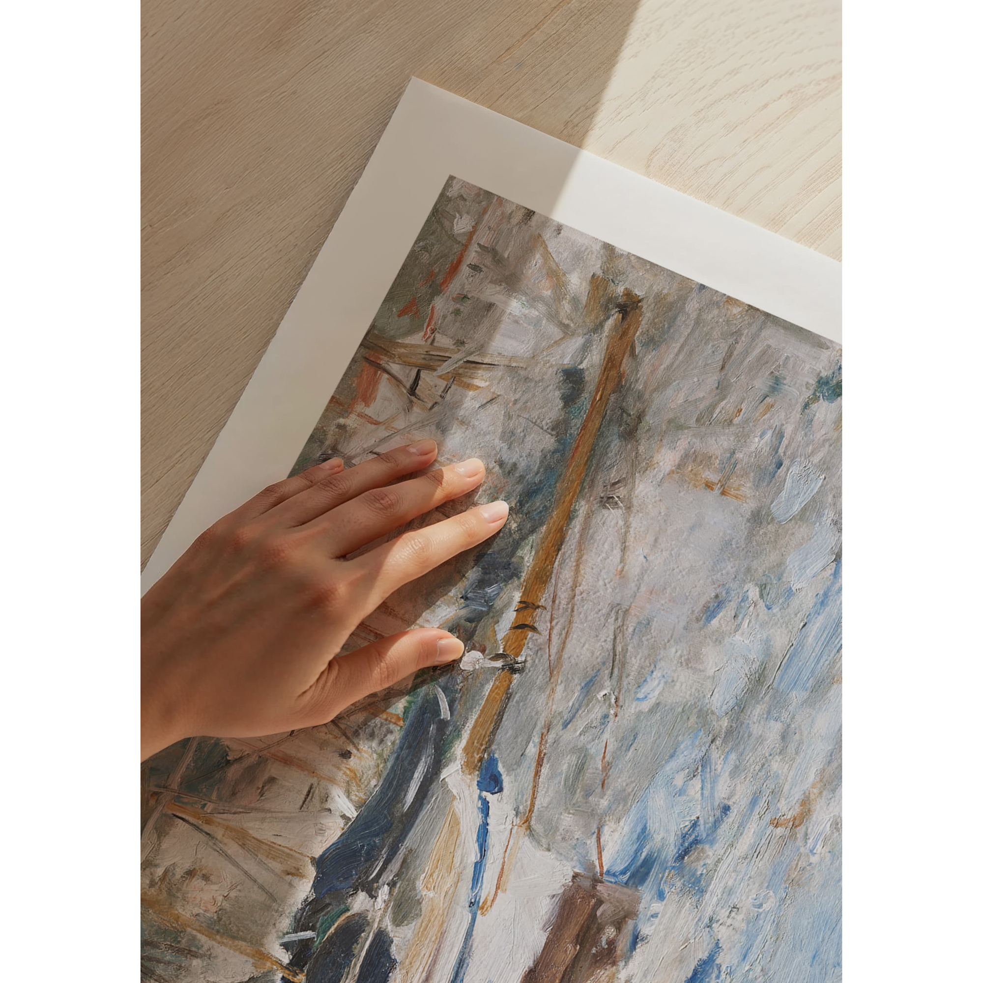 Poster Gallerix The Port Of Nice By Berthe Morisot