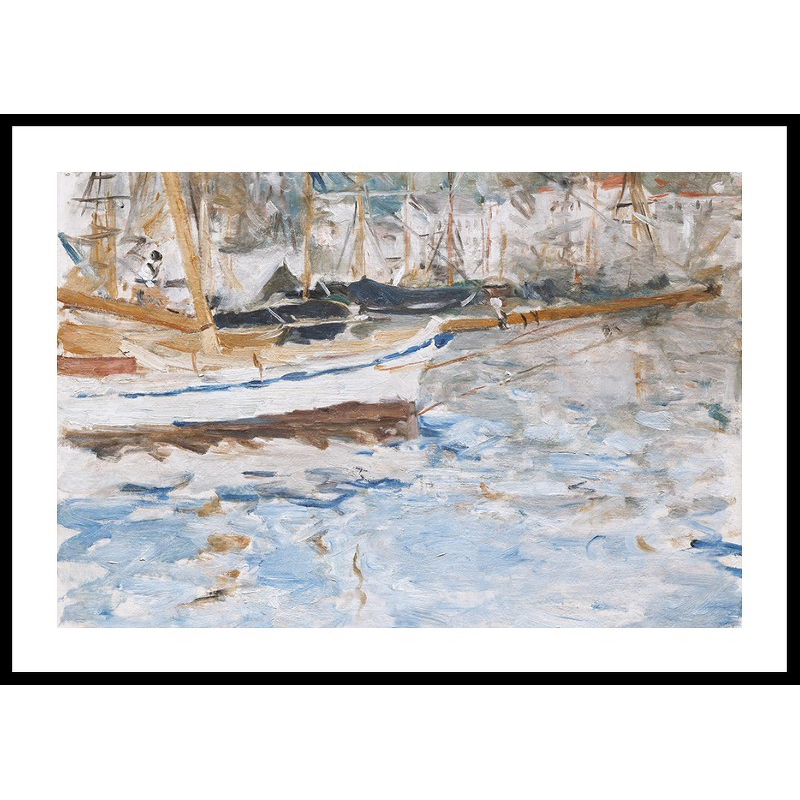 Poster Gallerix The Port Of Nice By Berthe Morisot