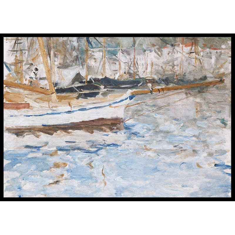 Poster Gallerix The Port Of Nice By Berthe Morisot