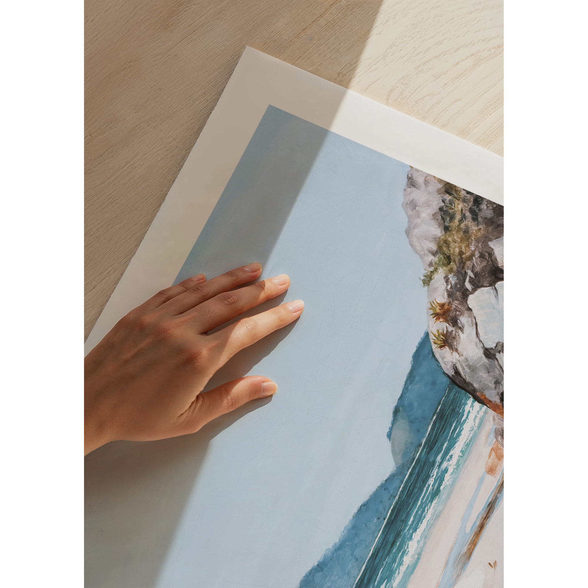 Poster Gallerix Seascape Guarujá By José Ferraz de Almeida Júnior