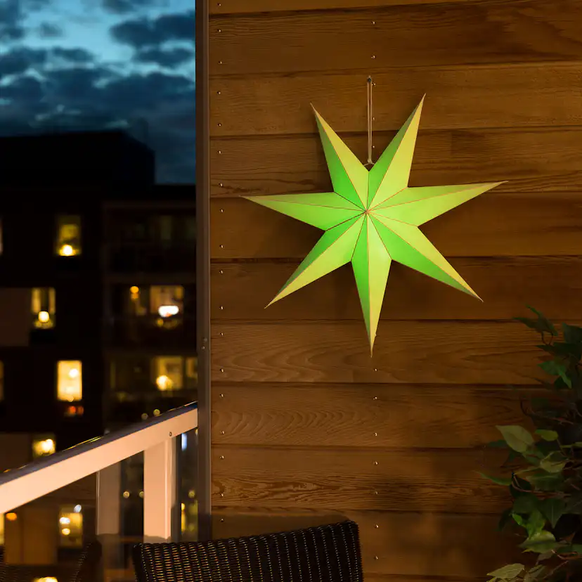 Adventsstjärna Gnosjö Konstsmide Självlysande Plast