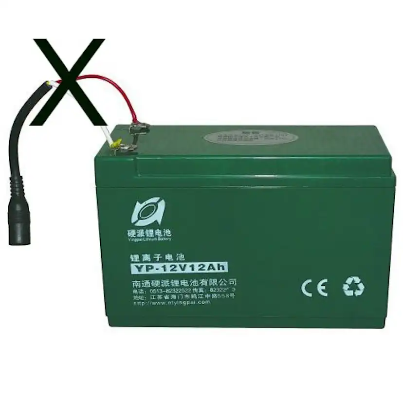 Batteri Ryom till Elspruta på Hjul