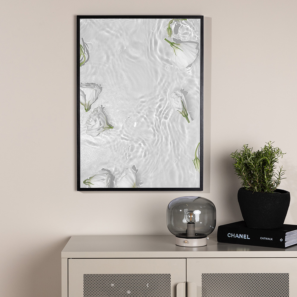 Posters Venture Home White Roses Vit