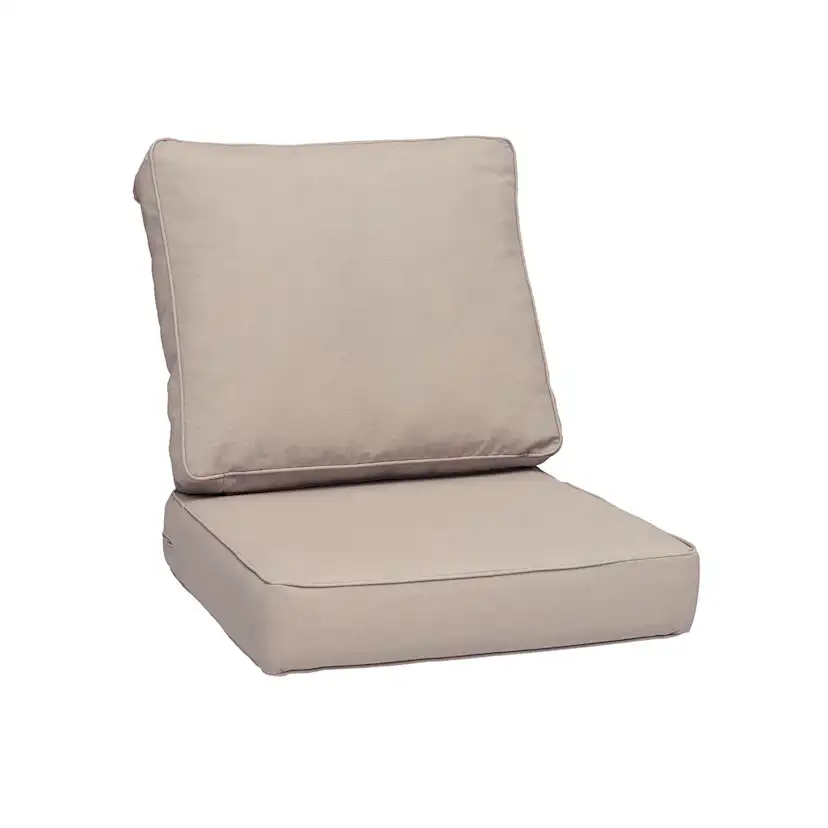 Fåtöljdyna Hillerstorp Gotland Dynset Till Trädgårdsfåtölj, Beige i Panama Material