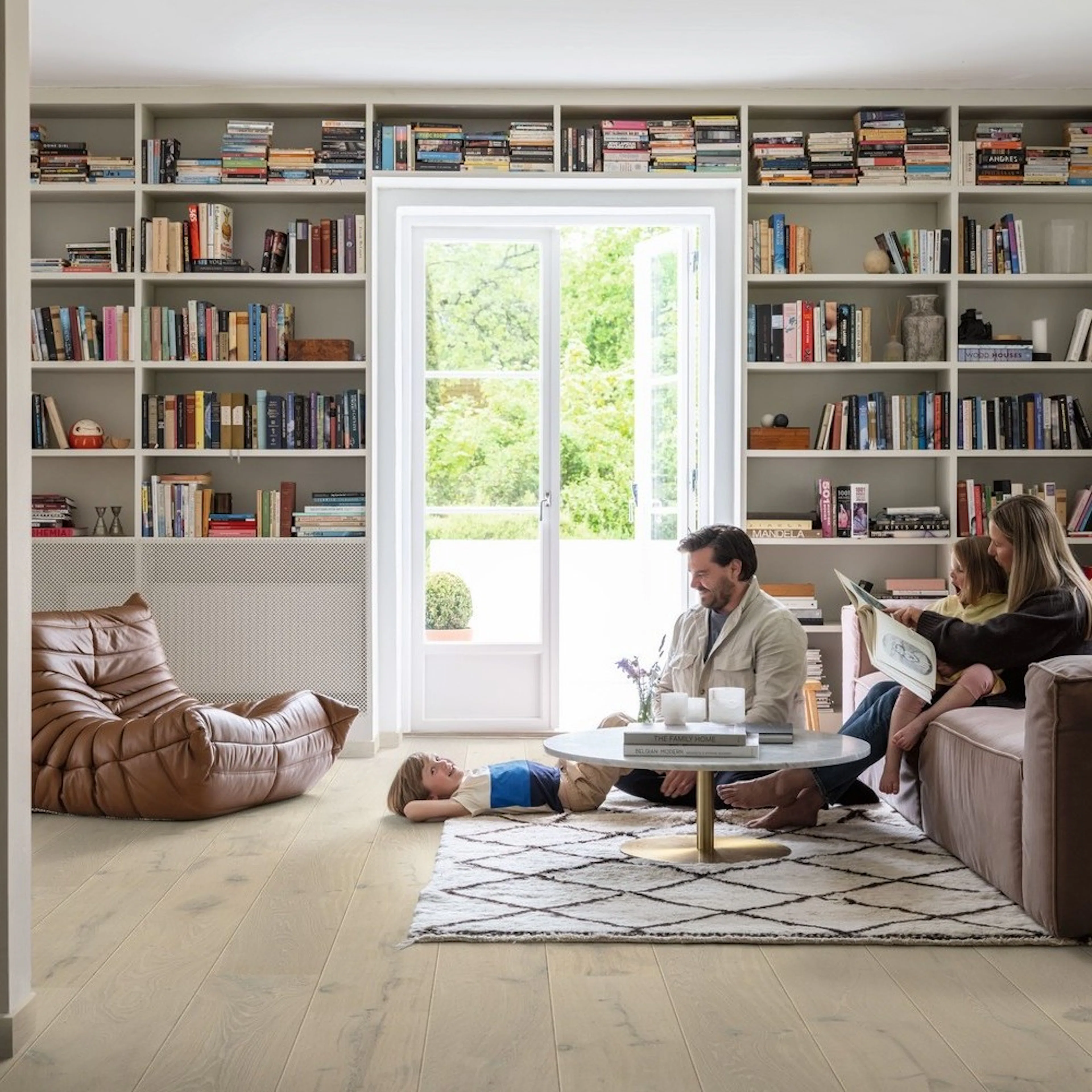 Trägolv Pergo Lofoten White Sand Ek, Extra Mattlackat 1-Stav Parkettgolv