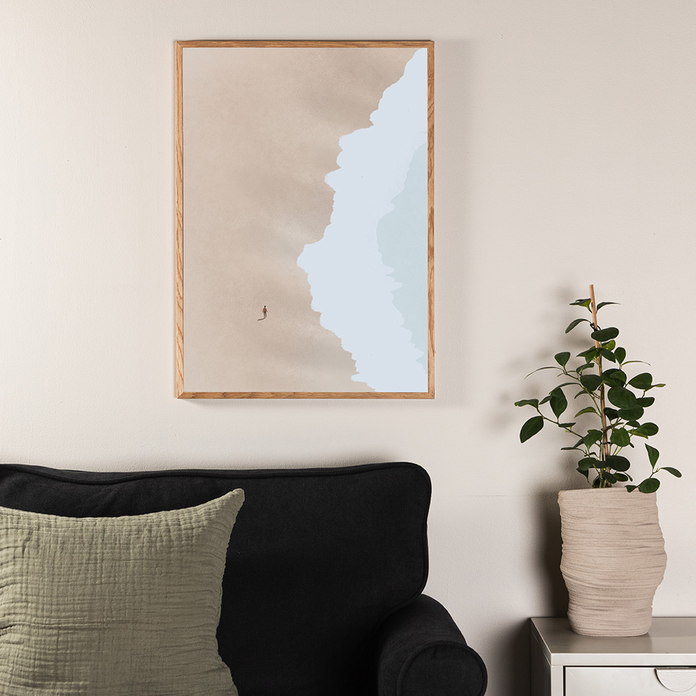 Posters Venture Home Beach Beige Blue