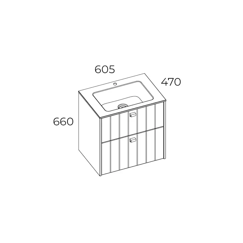 Tvättställsskåp Swebad Vemdalen