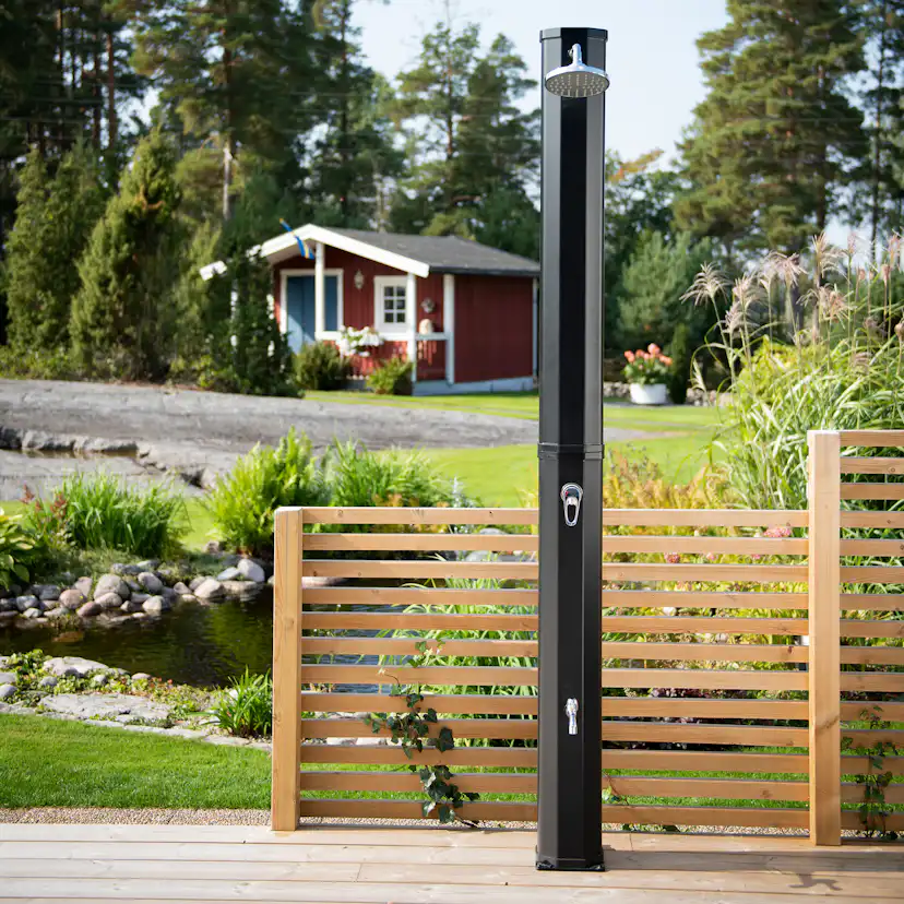 Utedusch Landskap Skvala 40L Soluppvärmd Trädgårdsdusch
