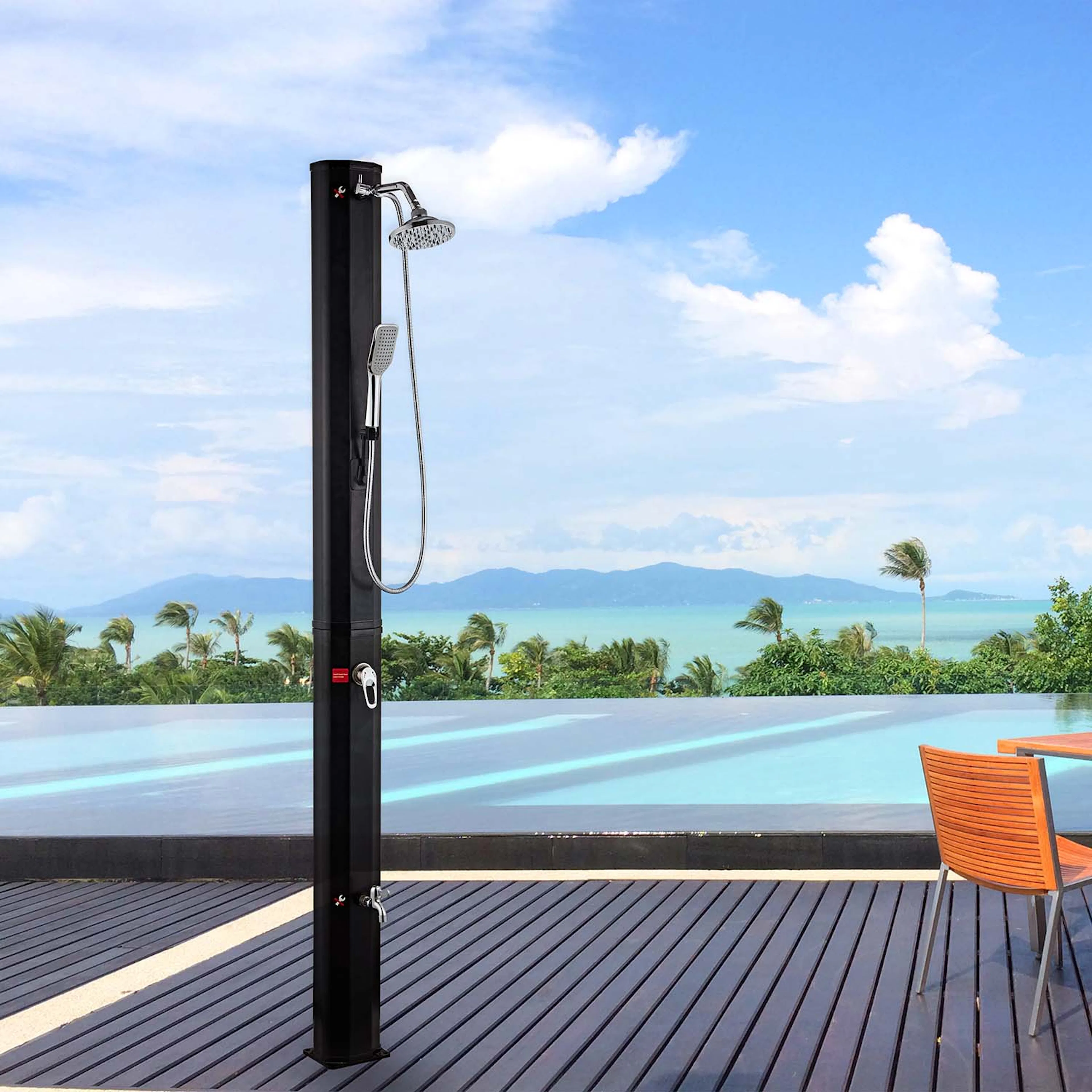 Utedusch Landskap Skvala 40 liter Med Duschhandtag